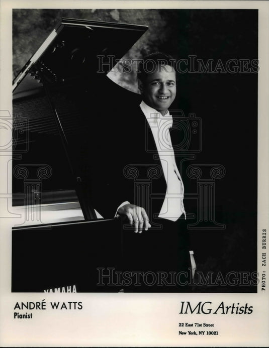 1991 Press Photo Andre Watts, Pianist - cvp76151