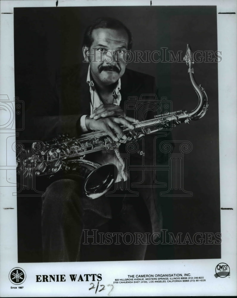 1989 Press Photo Ernie Watts - cvp76154- Historic Images