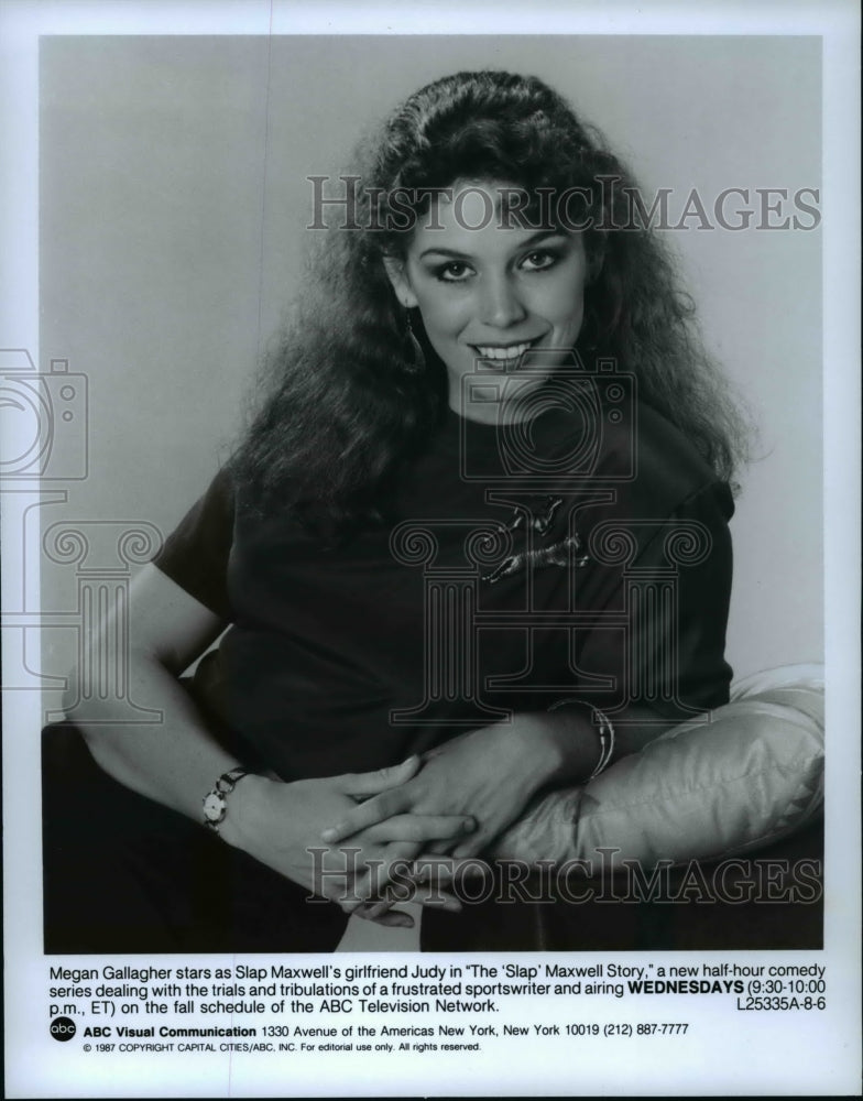 1987 Press Photo Megan Gallagher in The Slap Maxwell Story - cvp76282- Historic Images