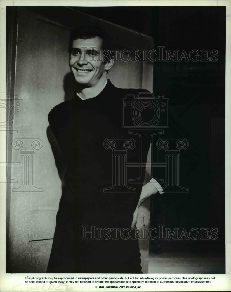 1987 Press Photo Anthony Perkins in Psycho - cvp76648- Historic Images