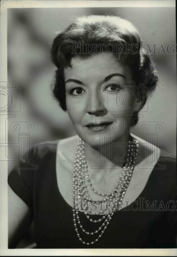 Press Photo Cathy Lewis in Fibber McGee and Molly - cvp77670- Historic Images