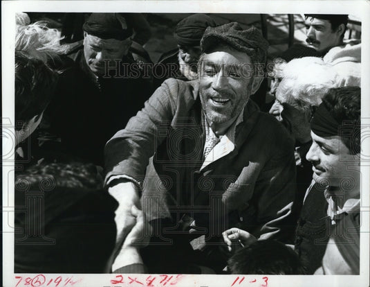 1969 Press Photo Anthony Quinn in Zorba the Greek - cvp78626- Historic Images