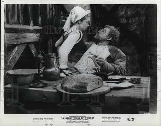 1966 Press Photo Colette Boky & Norman Foster in The Merry Wives of Windsor- Historic Images