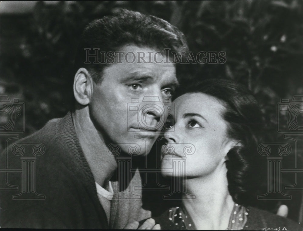 1966 Press Photo Burt Lancaster and Jeanne Moreau in The Train - cvp78917