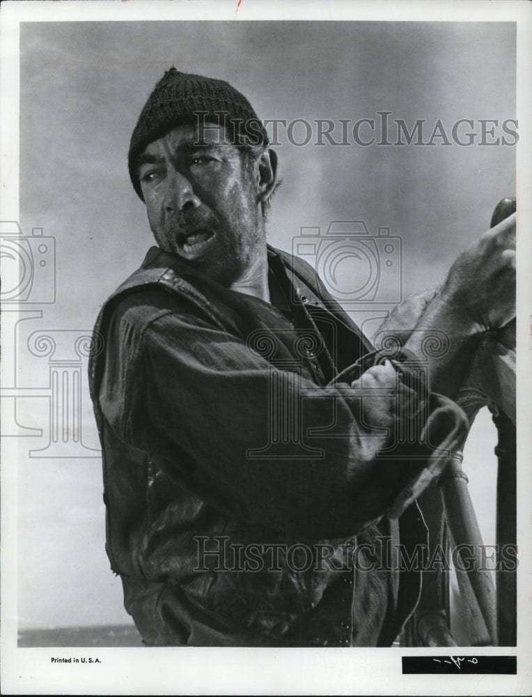 1965 Press Photo Anthony Quinn in A High Wind in Jamaica - cvp79073- Historic Images