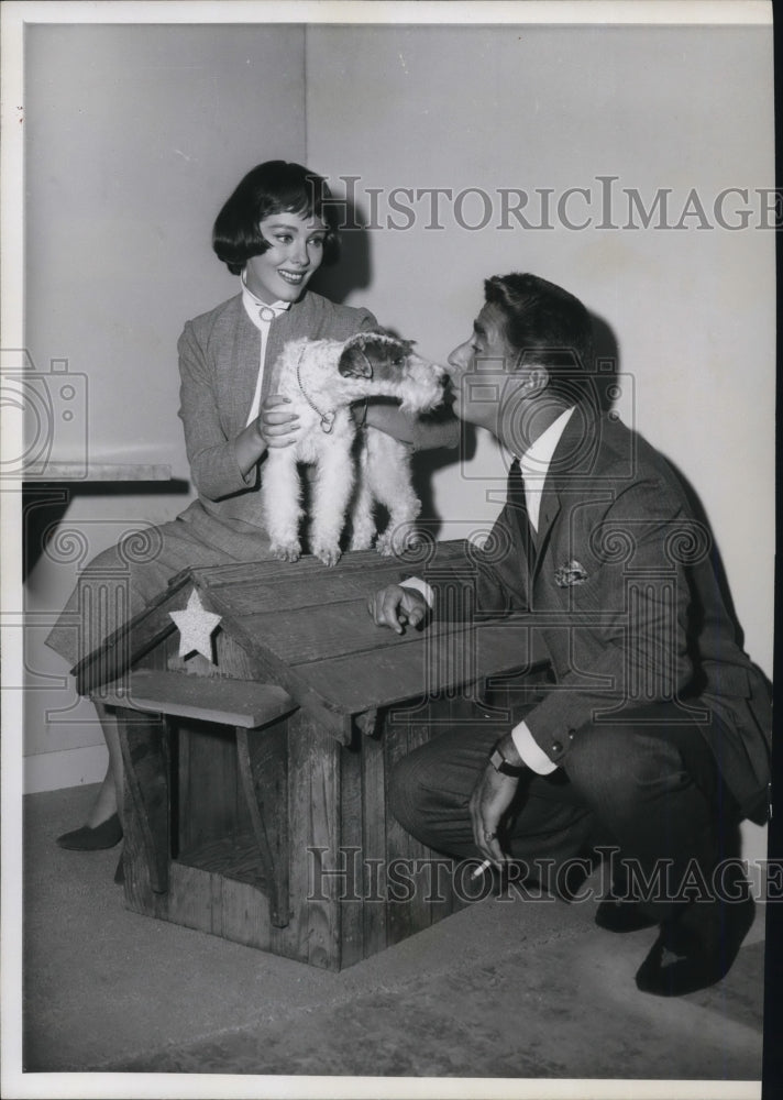 Press Photo The Then Man with Peter Lawford and Phyllis Kirk - cvp79273- Historic Images