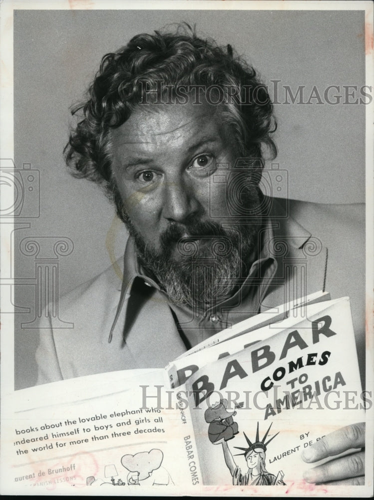 1980 Press Photo Peter Ustinov - cvp81033- Historic Images