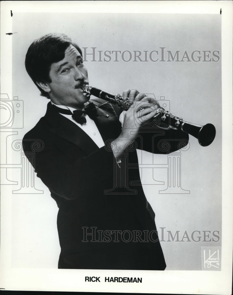 1985 Press Photo Rick Hardeman Musician - cvp81942- Historic Images