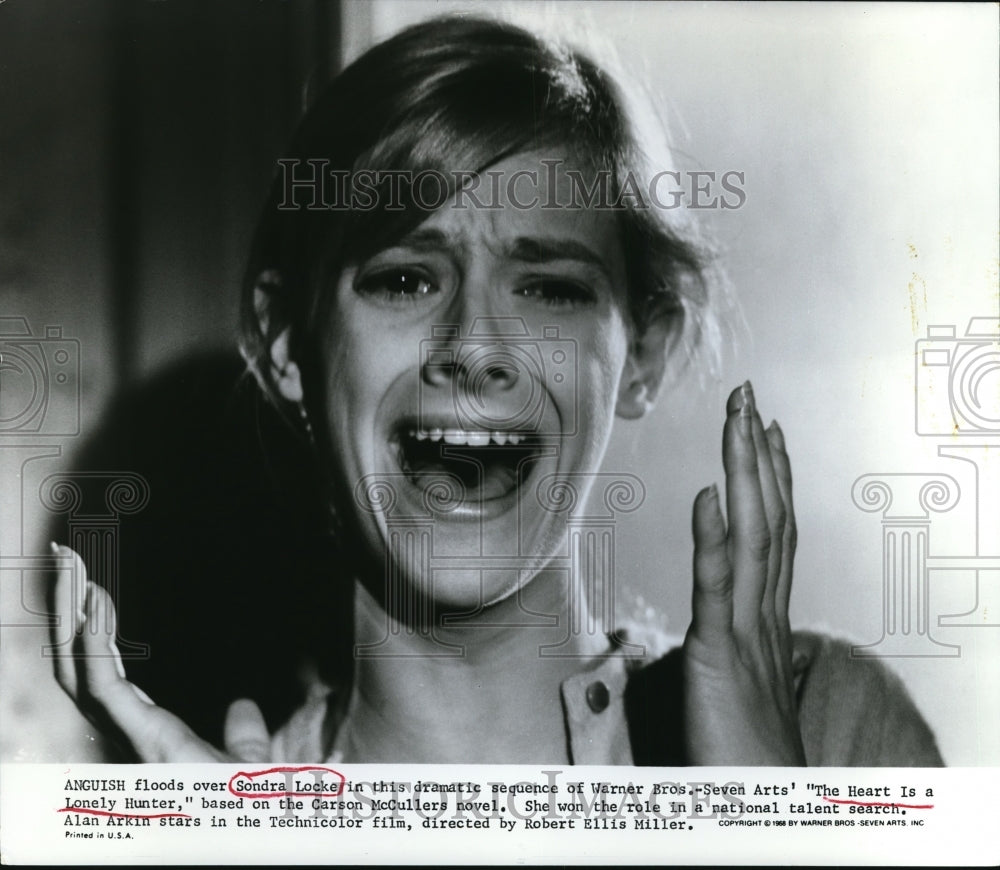 1968 Press Photo Sondra Locke in The Heart is a Lonely Hunter. - cvp82014- Historic Images