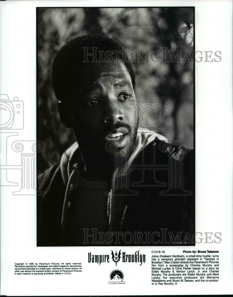 1995 Press Photo Kadeem Hardison in Vampire in Brooklyn. - cvp82728