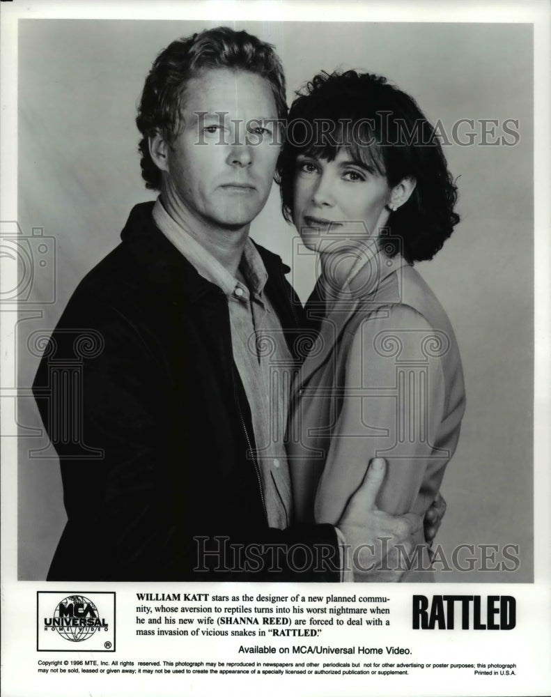 1996 Press Photo William Katt and Shanna Reed in Rattled. - cvp82735- Historic Images