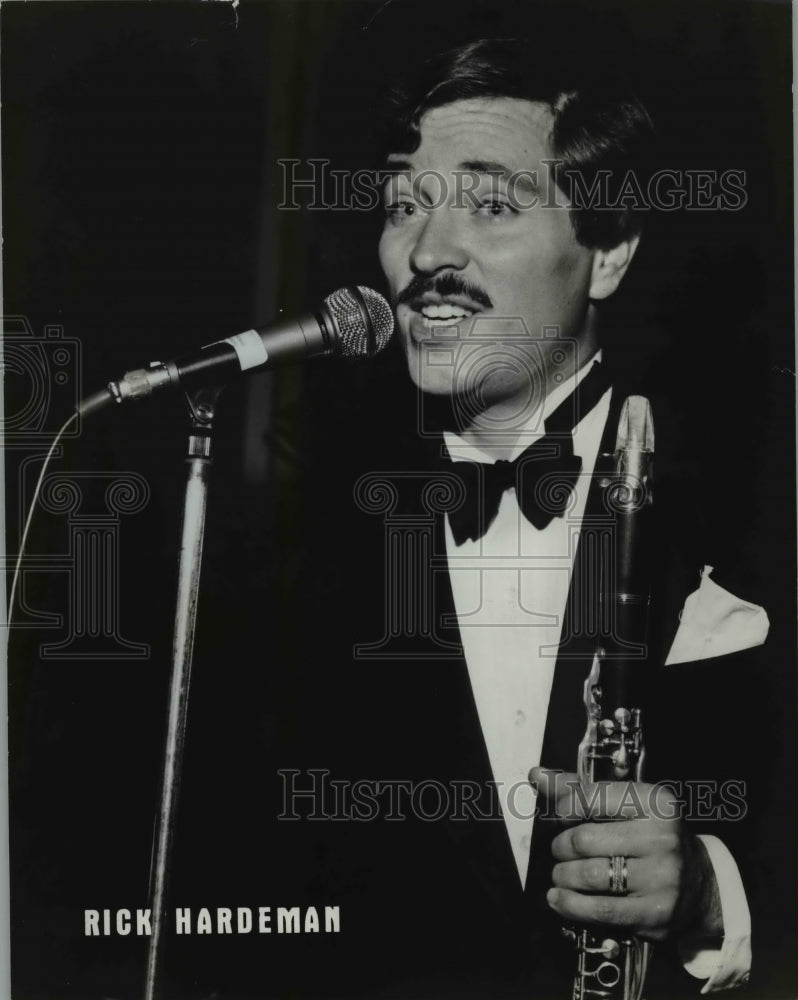 1985 Press Photo Rick Hardeman, Jazz Clarinetist - cvp82782- Historic Images