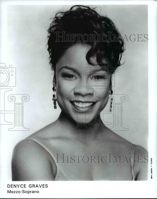 Press Photo Denyce Graves, Mezzo-Soprano - cvp82990- Historic Images
