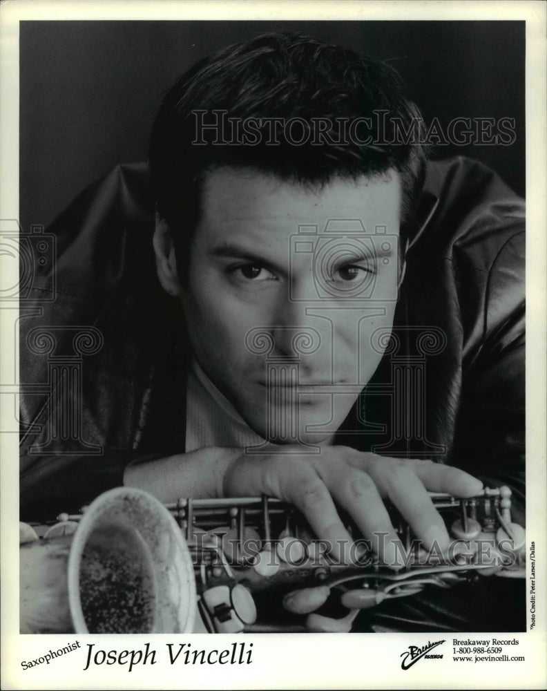 Press Photo Joseph Vincelli, Saxophonist - cvp83053- Historic Images