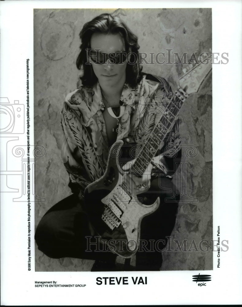 1996 Press Photo Steve Vai - cvp83054- Historic Images