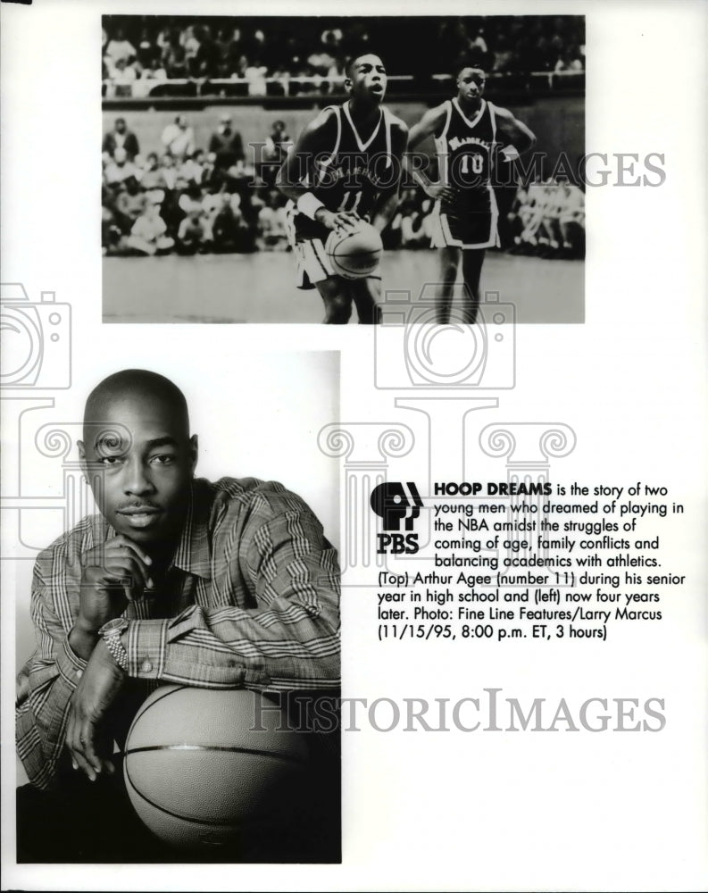 1995 Press Photo Arthur Agee in Hoop Dreams. - cvp83348- Historic Images