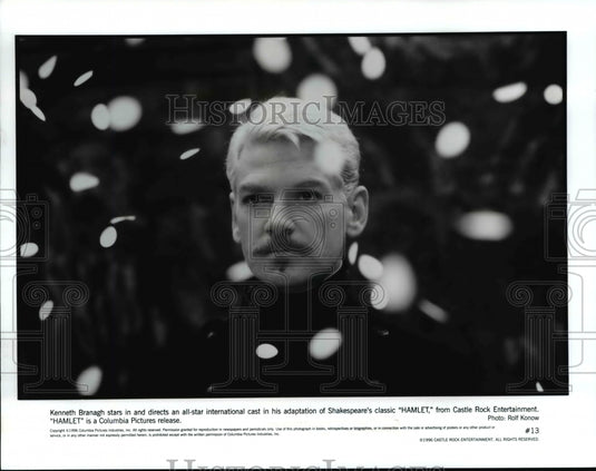 1996 Press Photo Kenneth Branagh in Hamlet. - cvp83528- Historic Images