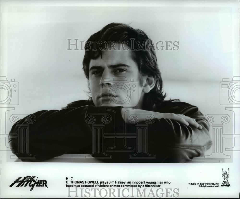 1986 Press Photo C. Thomas Howell in The Hitcher. - cvp83575- Historic Images