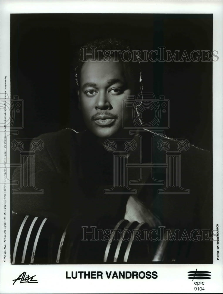 1991 Press Photo Luther Vandross - cvp83622- Historic Images