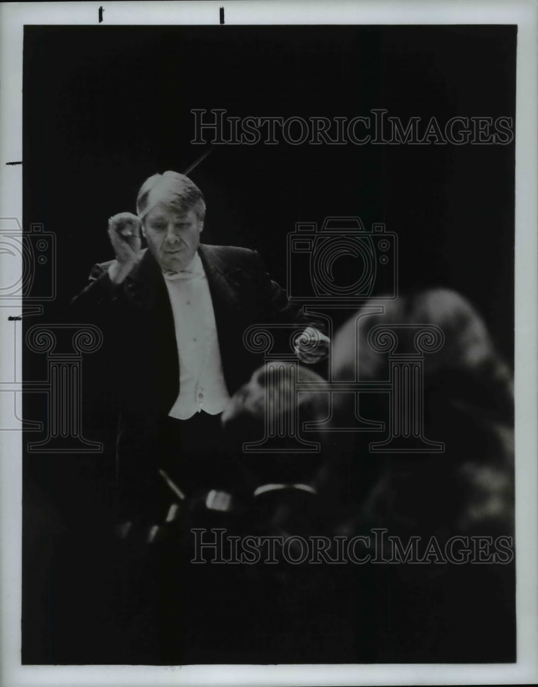 1985 Press Photo Robert Shaw, Music Director of The Atlanta Symphony Orchestra.