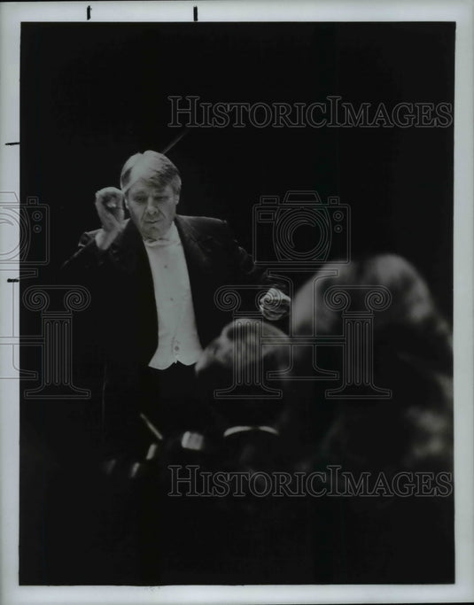 1985 Press Photo Robert Shaw, Music Director of The Atlanta Symphony Orchestra.