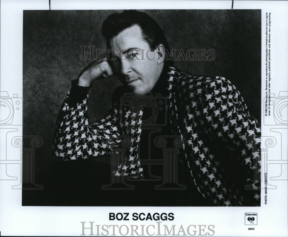 1988 Press Photo Boz Scaggs, Music Artist - cvp83808