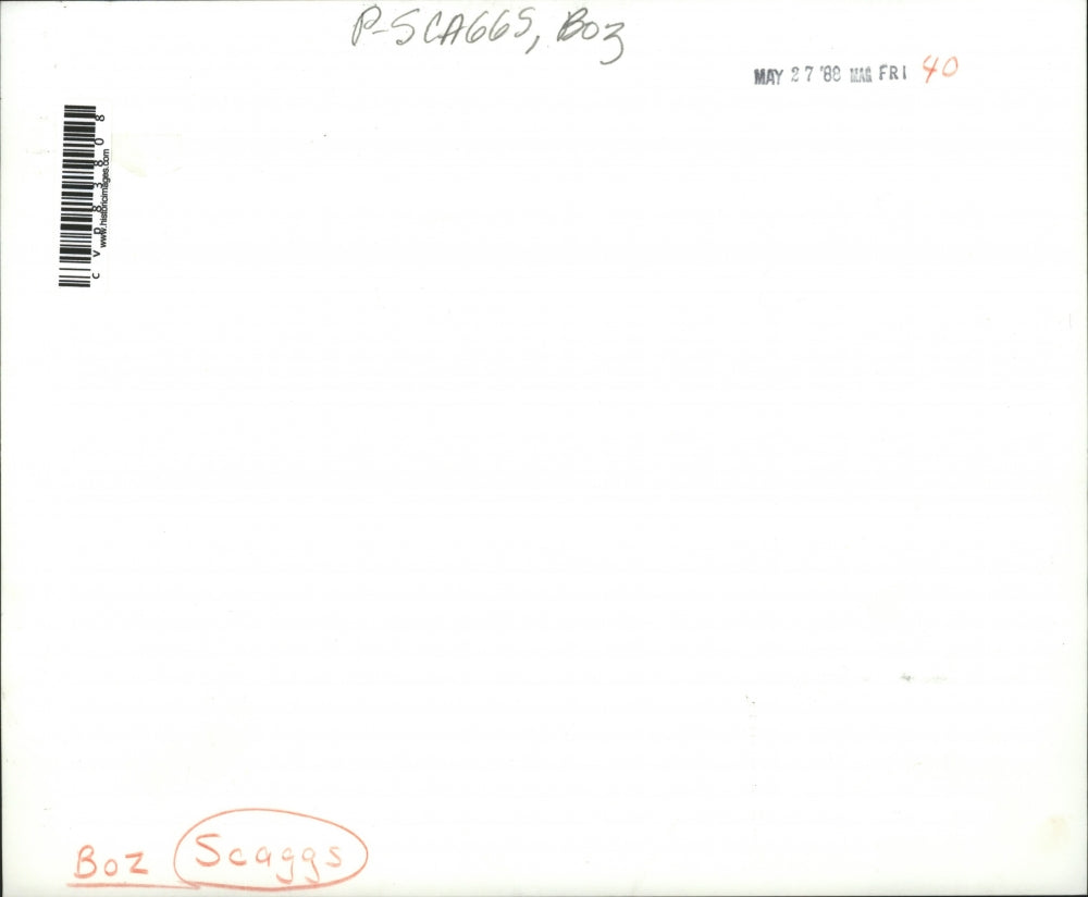 1988 Press Photo Boz Scaggs, Music Artist - cvp83808