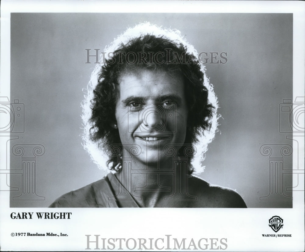 1977 Press Photo Gary Wright - cvp83926- Historic Images