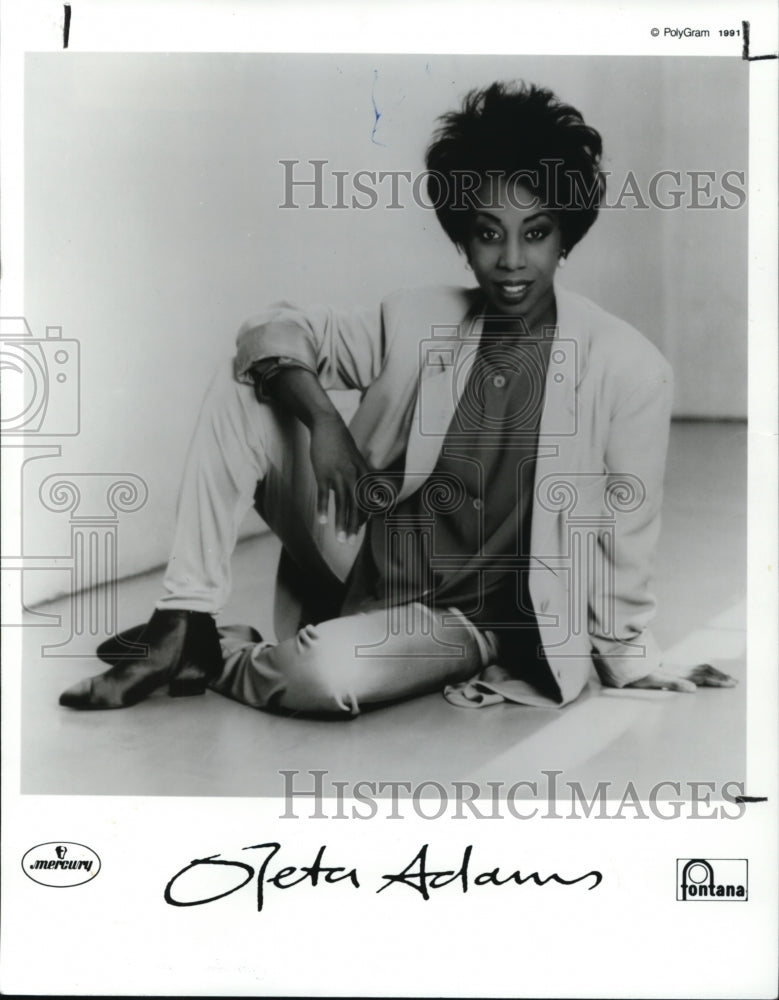 1991 Press Photo Oleta Adams - cvp84248- Historic Images