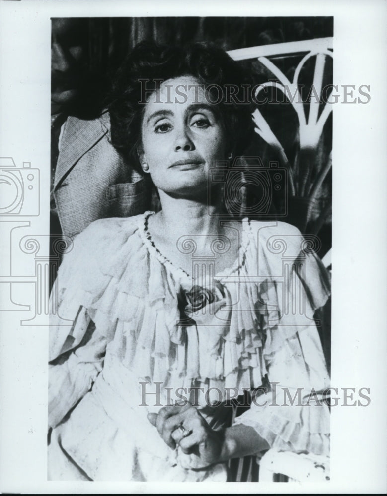 1984 Press Photo Kathleen Widdoes in Edith Wharton: Looking Back - cvp84393- Historic Images