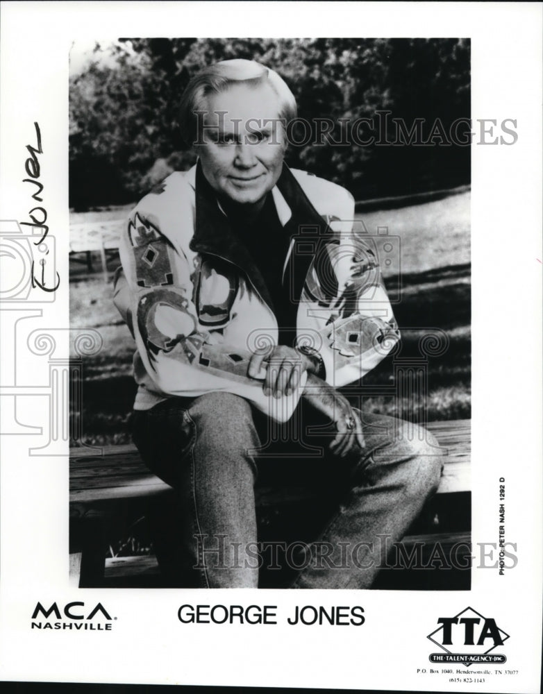 1992 Press Photo George Jones - cvp84462- Historic Images