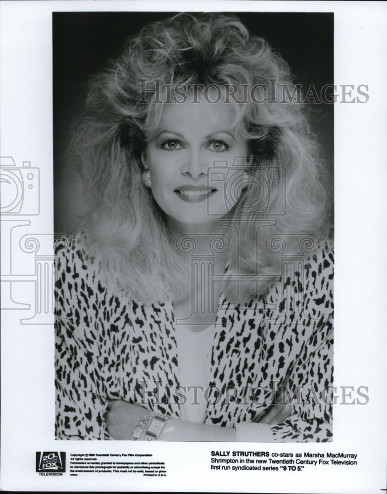 1986 Press Photo Sally Struthers in 9 to 5. - cvp84583- Historic Images