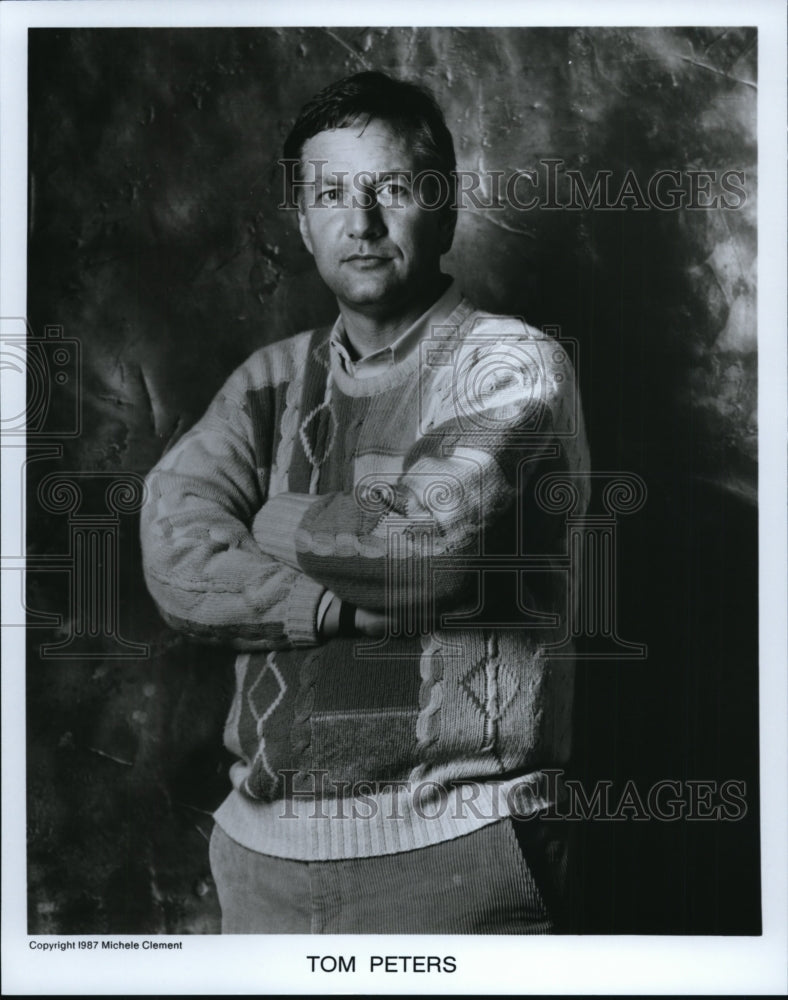 1987 Press Photo Tom Peters - cvp84586- Historic Images