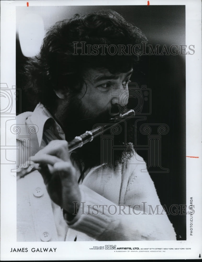 1978 Press Photo James Galway - cvp84652