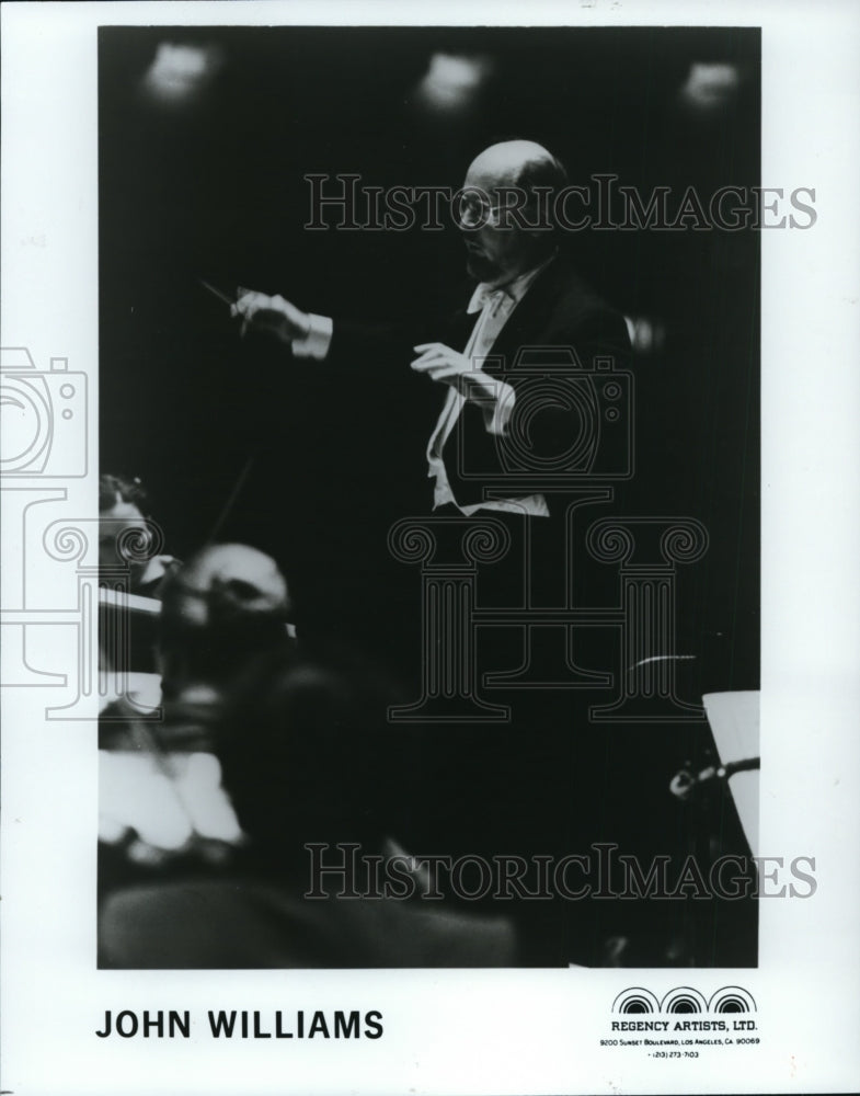 1989 Press Photo John Williams, conductor - cvp84688- Historic Images