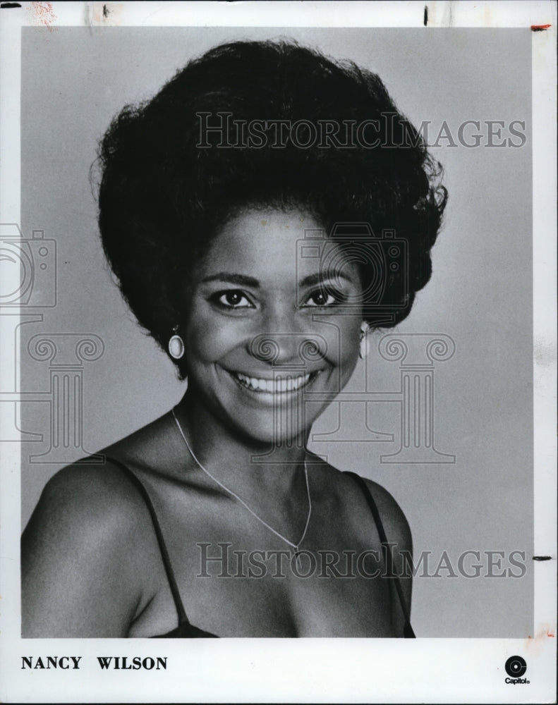 1979 Press Photo Jazz singer Nancy Wilson - cvp84874