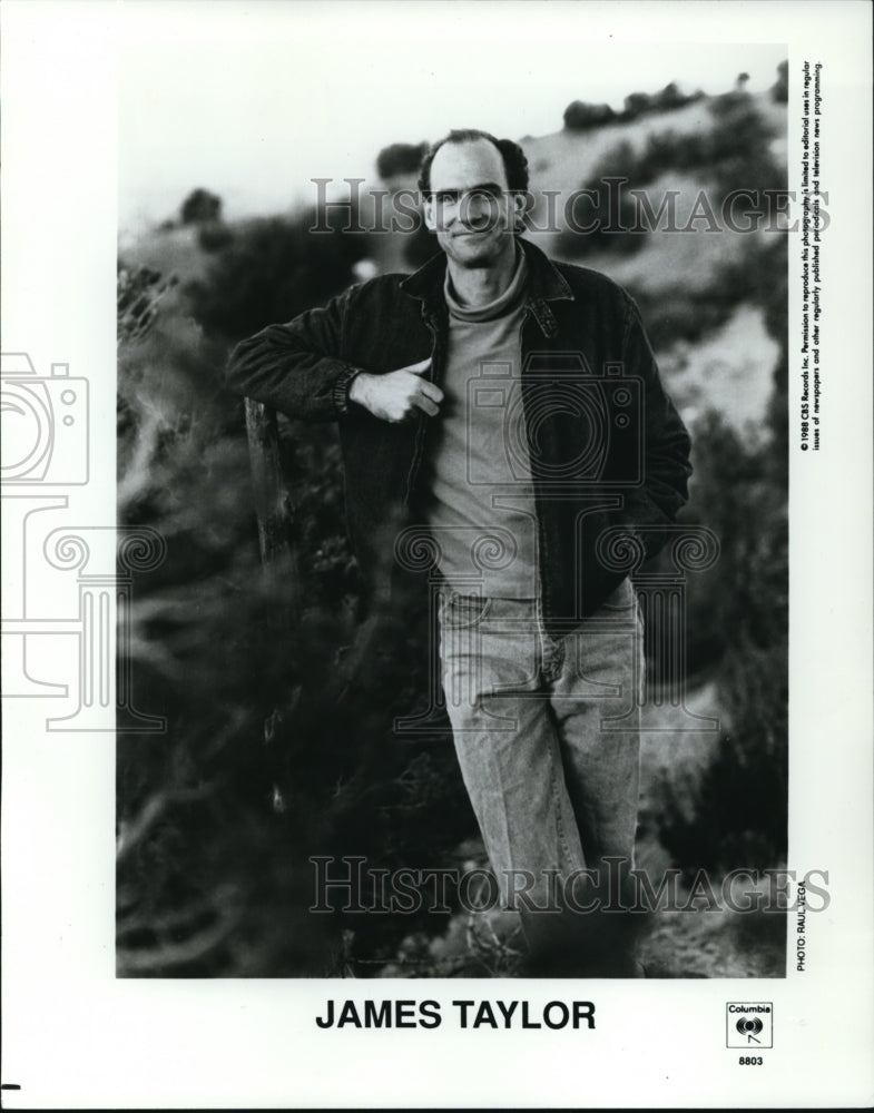 1988 Press Photo James Taylor - cvp85045- Historic Images