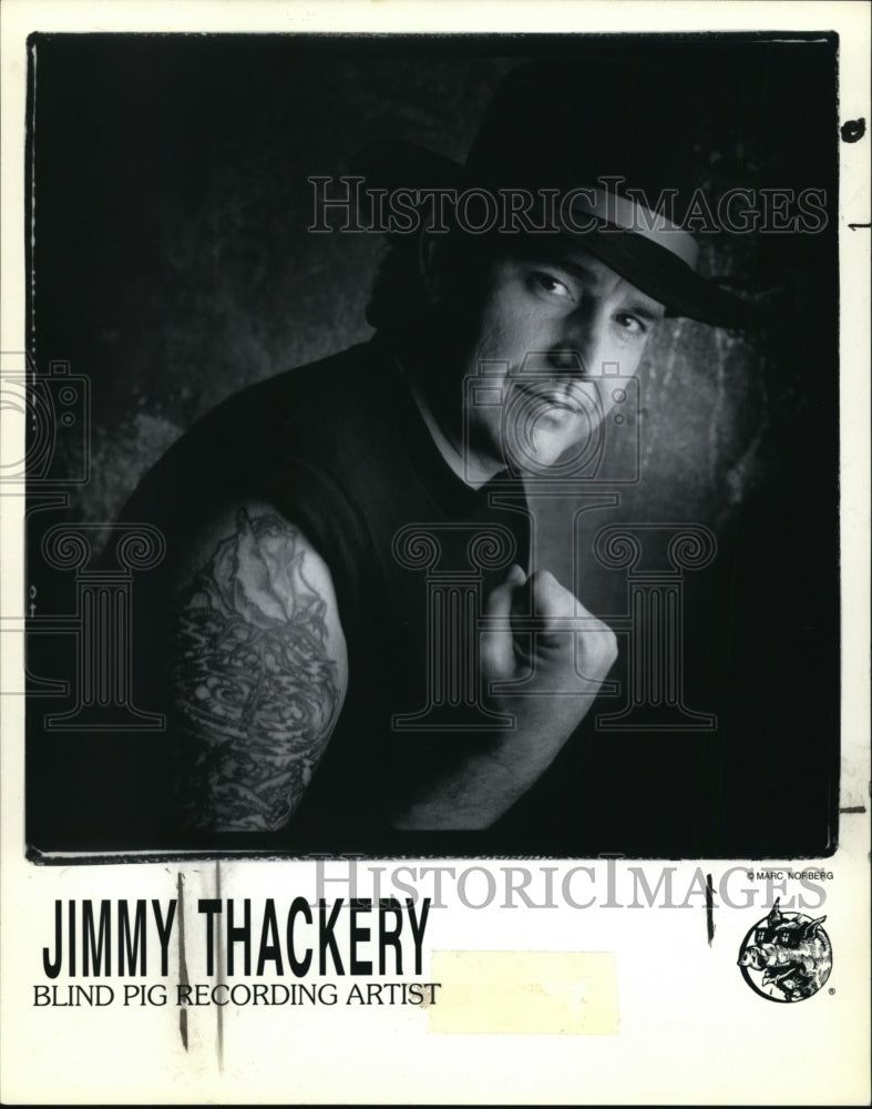 1996 Press Photo Jimmy Thackery is an American Blues singer and guitarist- Historic Images