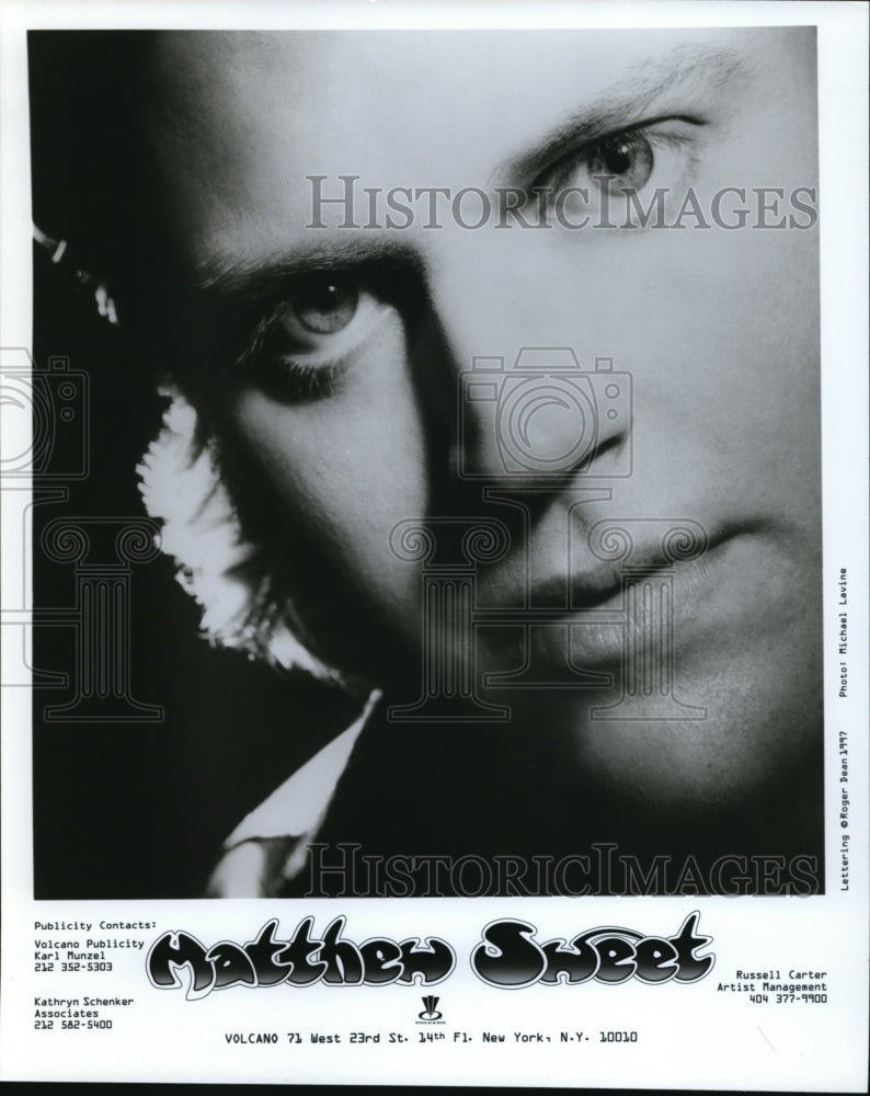 1997 Press Photo American Alternative rock/power pop musician Mathew Sweet- Historic Images