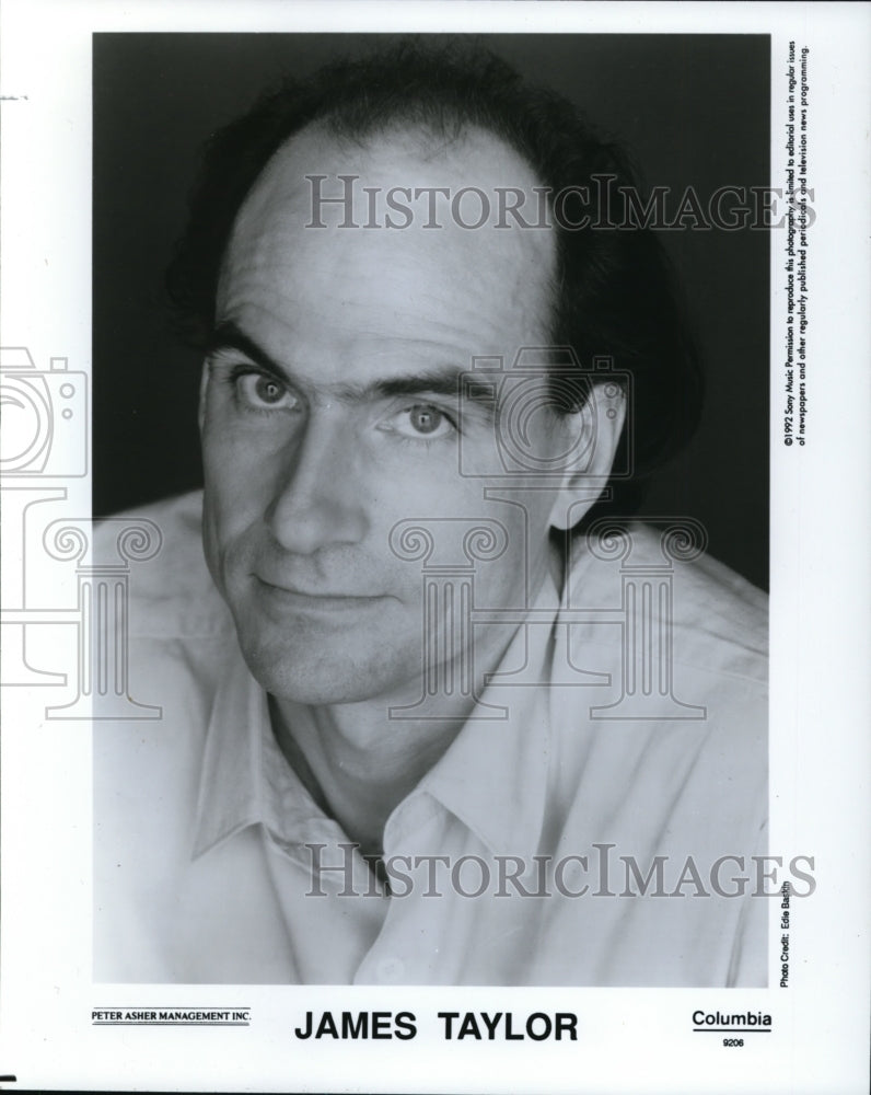 1992 Press Photo James Taylor - cvp85150- Historic Images