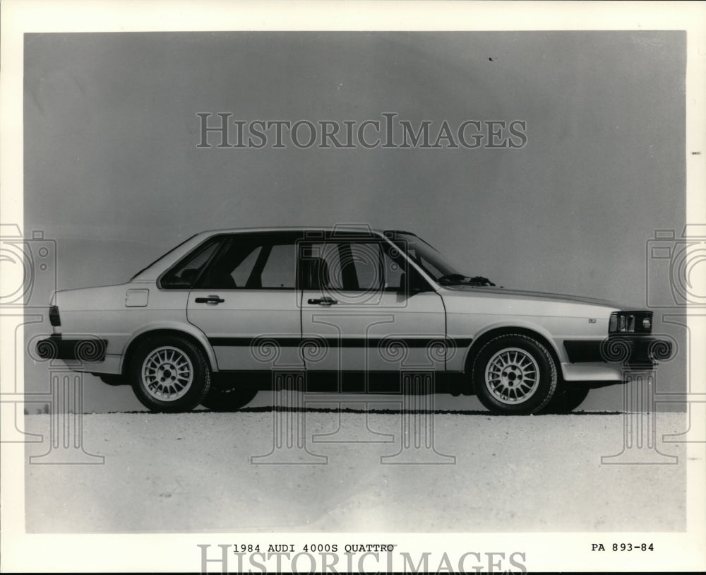 1983 Press Photo The 1984 Audi 4000S Quattro - cvp85452- Historic Images