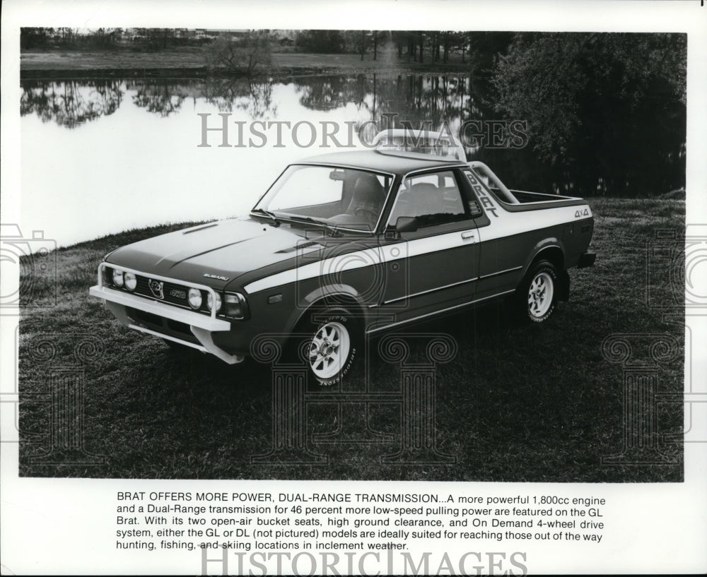 1984 Press Photo The Subaru Brat 4x4 - cvp85622- Historic Images