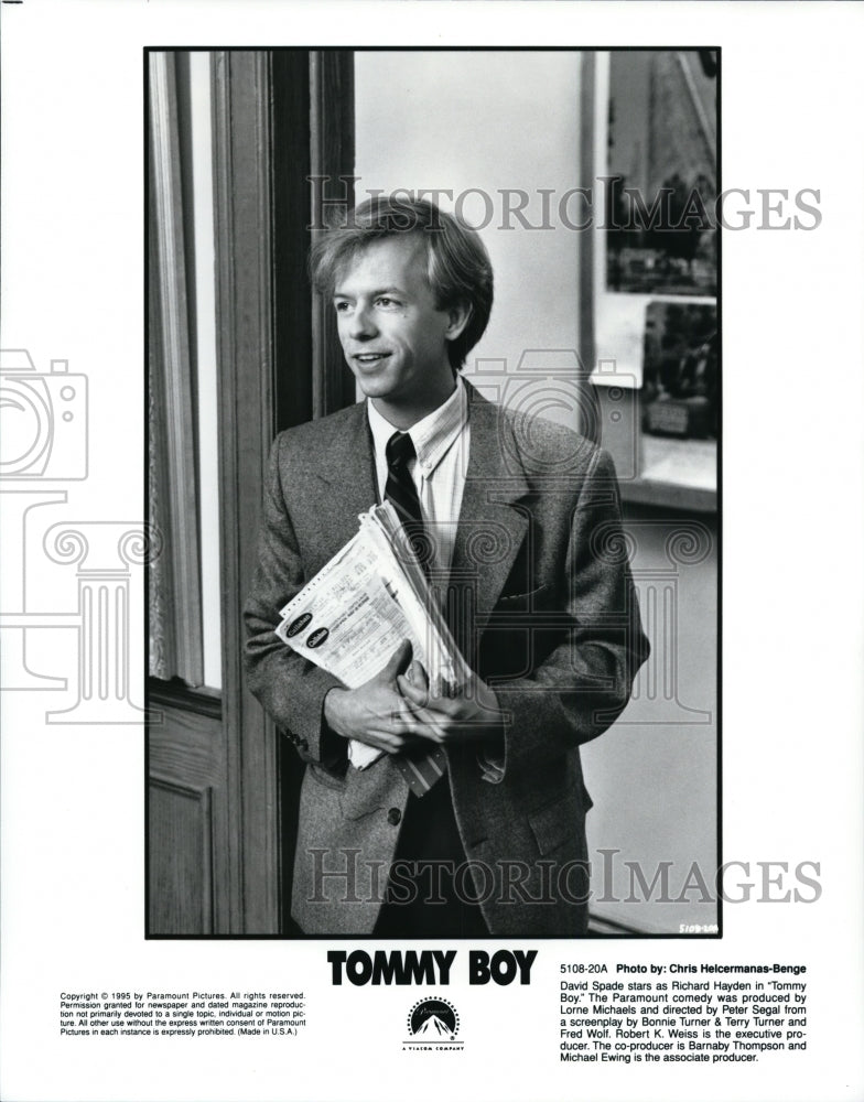 1995 Press Photo David Spade in Tommy Boy. - cvp85691- Historic Images