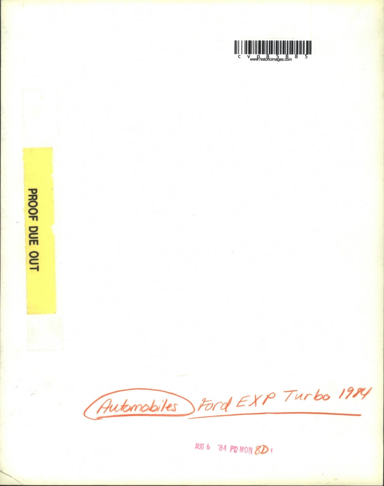 1984 Press Photo The 1984 Ford EXP and Escort Station Wagon. - cvp85885