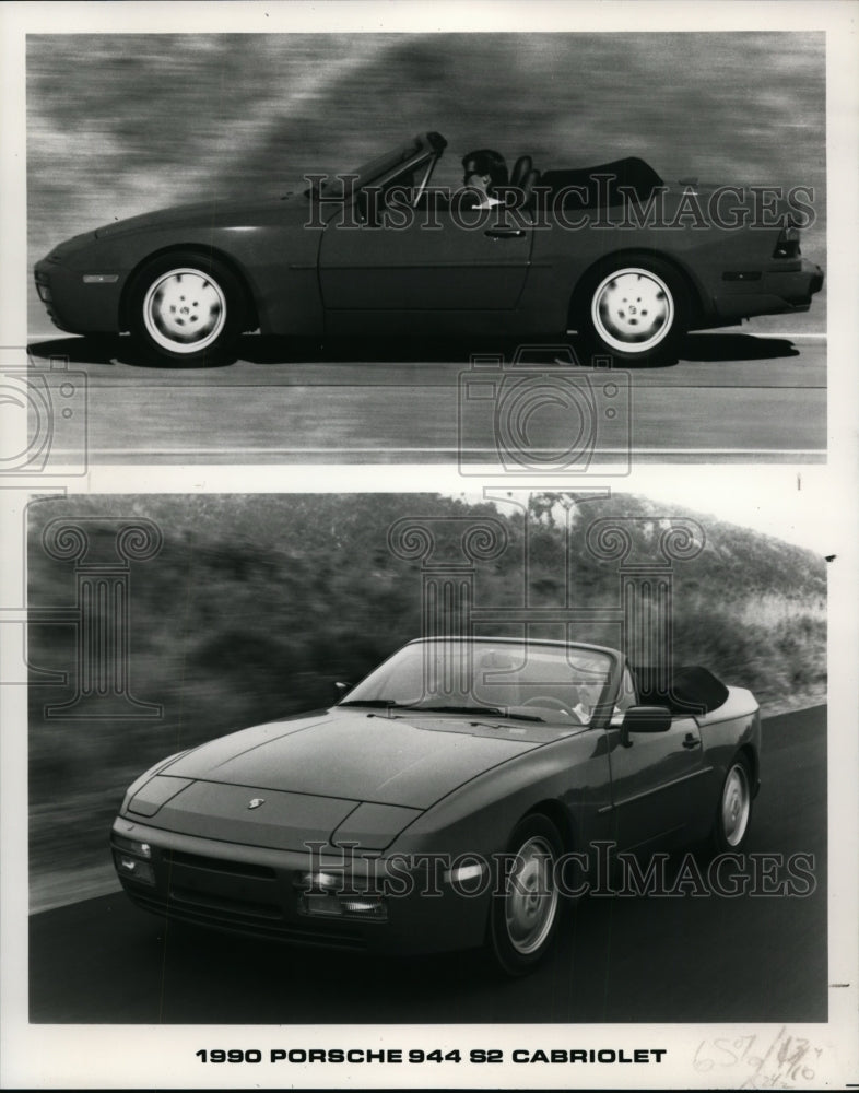 1990 Press Photo Porsche 944 S2 Cabriolet - cvp86121- Historic Images