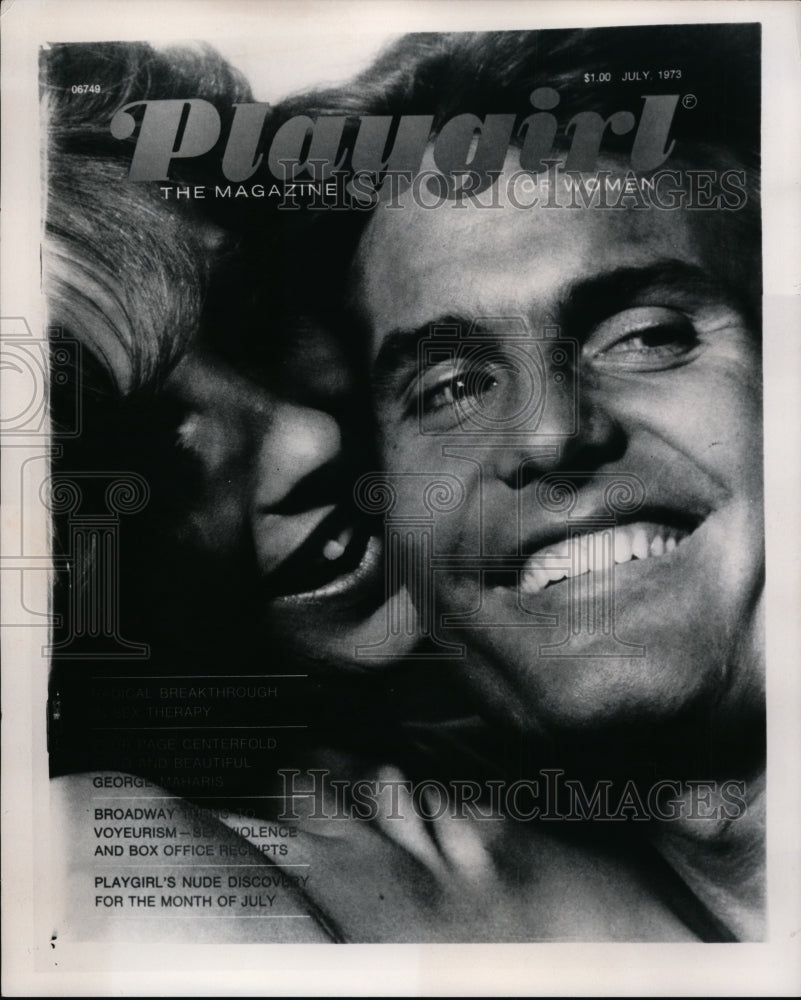 1973 Press Photo Cover Of Playgirl Magazine - cvp86159- Historic Images