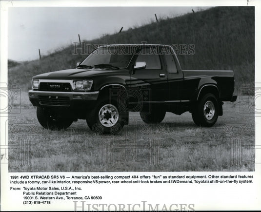1991 Press Photo Toyota's XTRACAB SR5 V6A - cvp86632- Historic Images