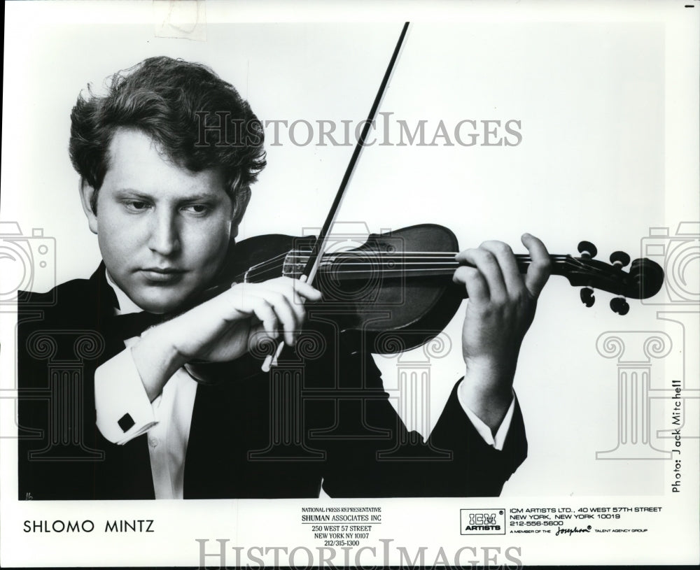 1986 Press Photo Shlomo Mintz-violinist - cvp87076- Historic Images