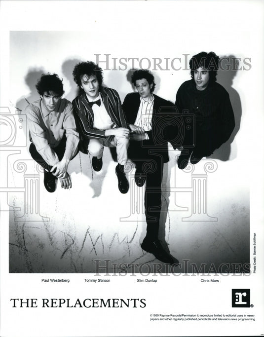 1989 Press Photo The Replacements, Paul, Tommy, Slim, and Chris - cvp87484- Historic Images