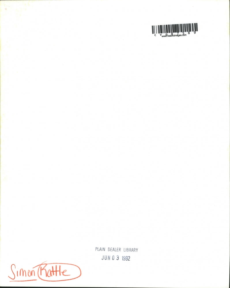 1992 Press Photo Simon Rattle - cvp87589